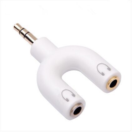 3.5mm audio adapter mobile phone headset splitter - HD Wireless Product #1