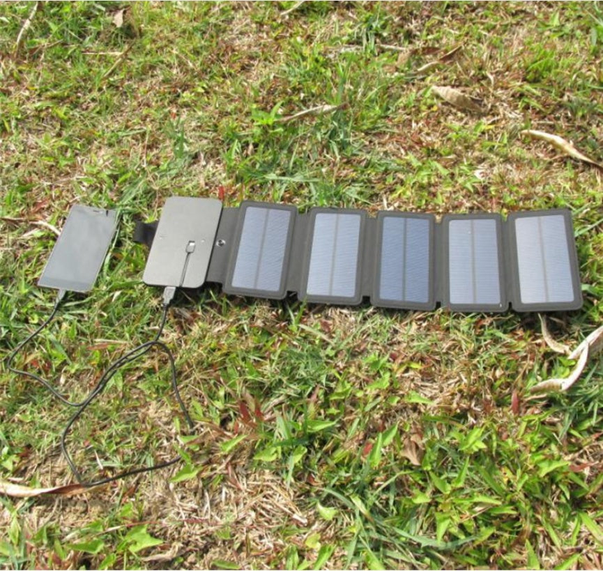 Outdoor 8W folding solar charger Direct charging collapsible solar package Off-road emergency mobile power supply - 图片 8