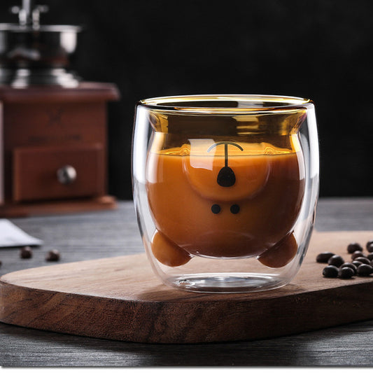 3D Double Layer Lovely Panda Cup Skull Wine Cup - HD Wireless Product #1