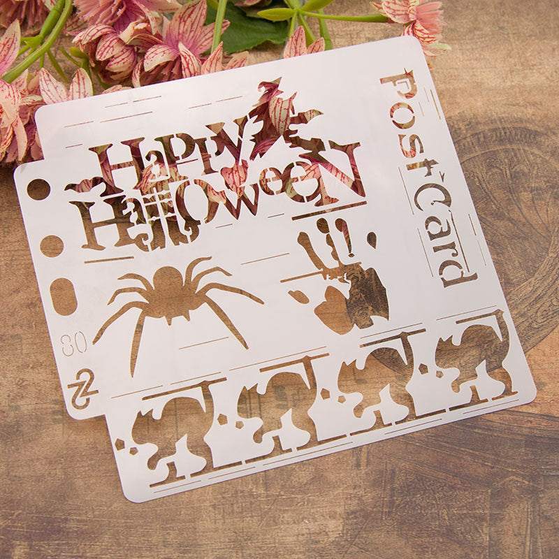 Halloween DIY Pre-drawing Decorative Border Ruler Hollow Spray Template 210a933c c728 4f03 8ad7 3f84b1024c37