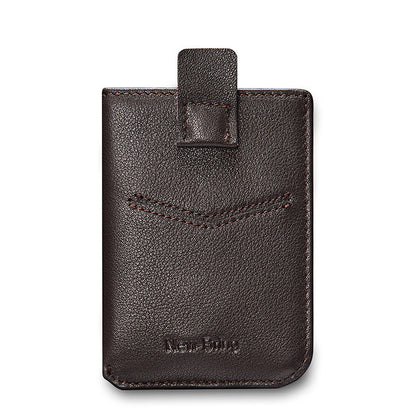 Genuine Leather Wallet Men's Card Holder Thin Cowhide 210b7c08 fe4c 416d 83c2 138ee024bdc7