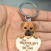 Love Dog Acrylic Key Ring Pendant 21151c16 3501 4bf6 b8ad a721aab12b83