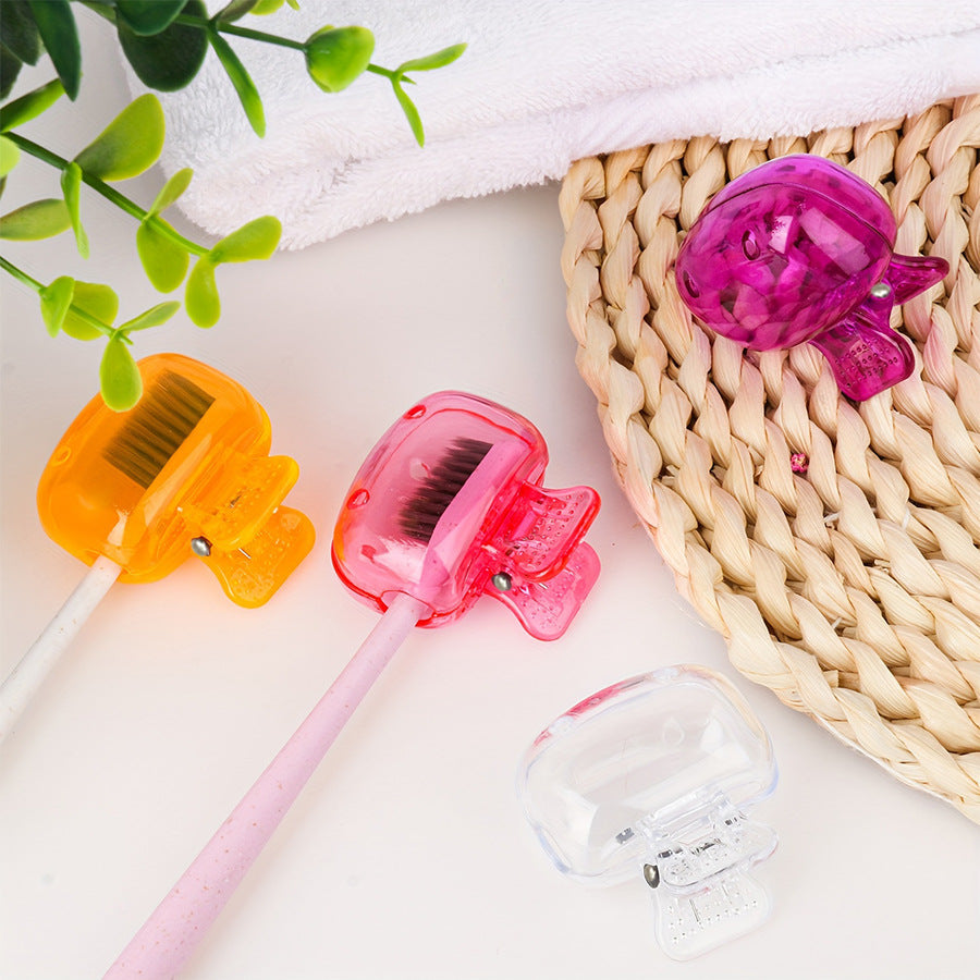 Toothbrush Storage Clip Travel Essential Protective Cap Of Toothbrush Portable Toothbrush Box 212093cd e0b6 4424 8c0d 3bc1ba2