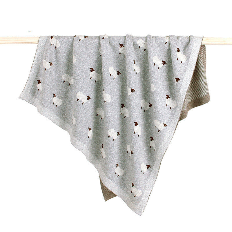 Baby sheepskin blanket baby windproof cover 2121727750584