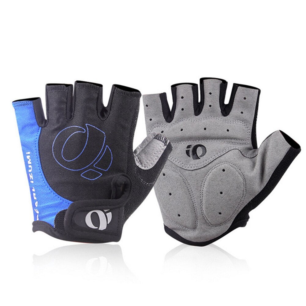 Bicycle Half Finger  Microfiber Breathable Shock Absorbing Short Finger Gloves 2122948333200
