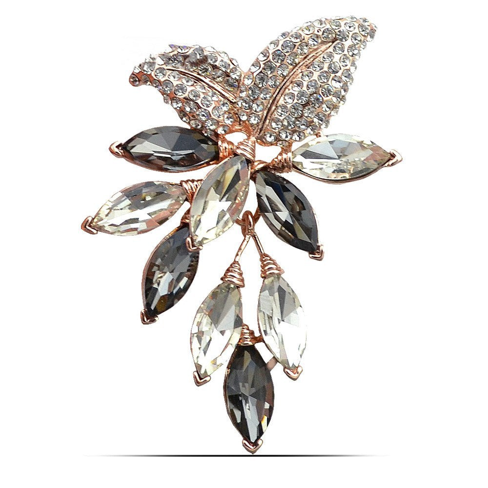 Full diamond Austrian crystal brooch 2123313143721