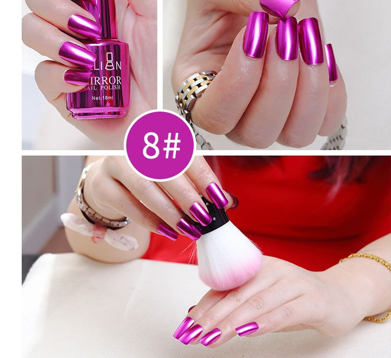 Mirror Silver Nail Polish 2123540946787