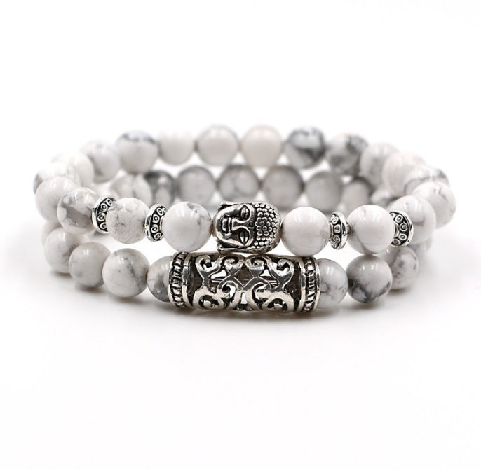 Natural stone set bracelets beads energy volcanic stone tiger eye beads bracelet 2128421757434