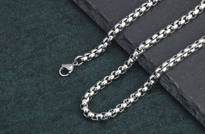 Men Stainless Steel Rope Snake Box Cuban Link Chain 2133335989898