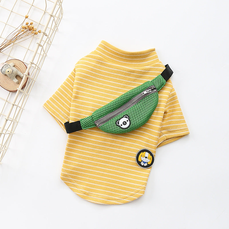 Striped T-Shirt Teddy Dog Pet Costume 2136005069701
