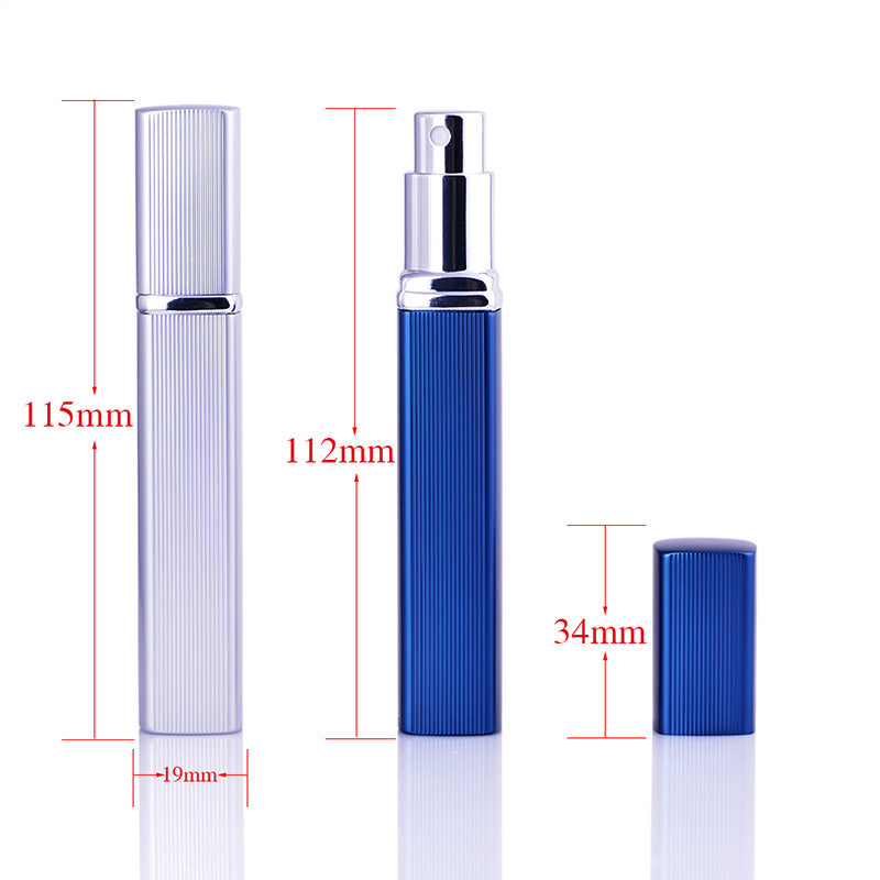 12ML Aluminum Perfume Tube Aluminum Tube Perfume Bottle Glass Bottle Empty Bottle Lipstick Type Perfume Bottled Square - HD Wireless Product #10