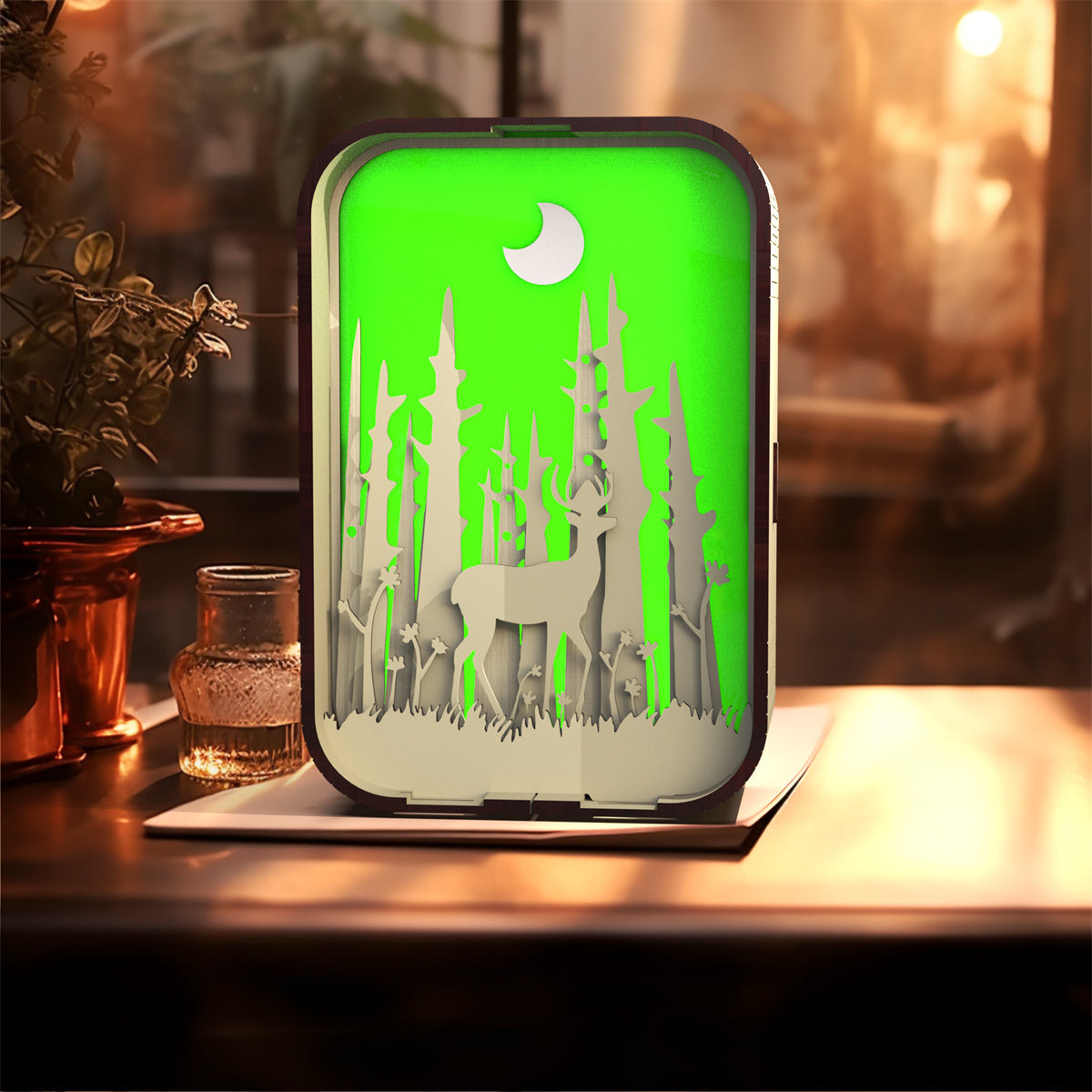 Woodcarving Light Creative Gift Minimalist Bedside Night Light Decoration Desktop Decoration Birthday Gift 213718ce 66bd 45fd