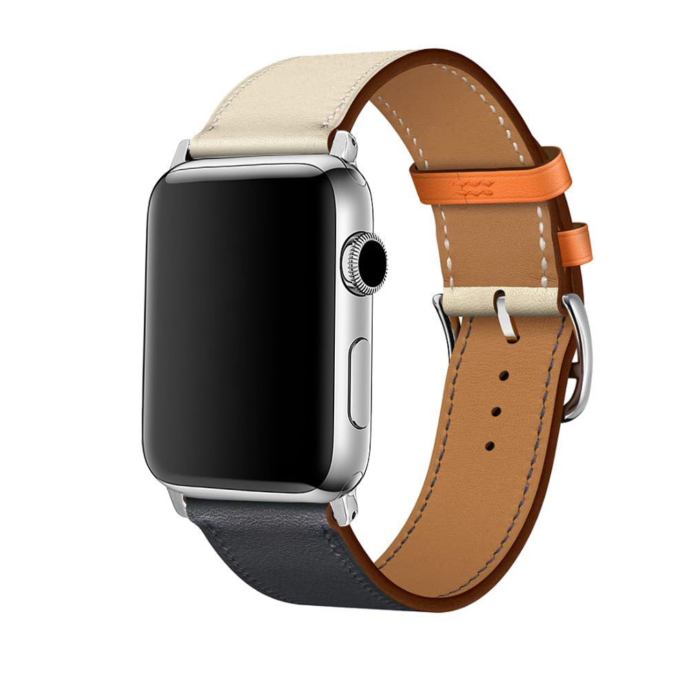 Contrast leather strap 2137822707387
