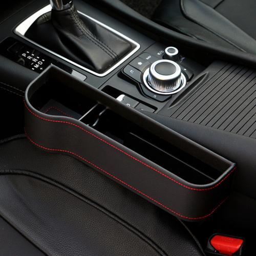 PU Car Organizer Seat Gap Storage Box Car Seat Side Slit for Wallet Phone Coins Cigarette Keys Cards Car Accessories 21381781