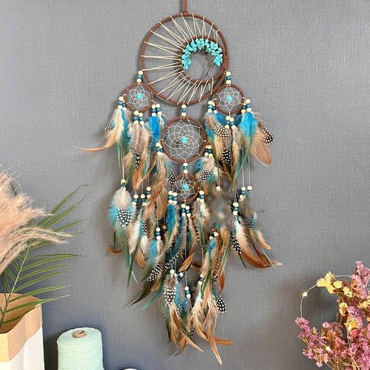 High-grade Turquoise Lucky Tree Dreamcatcher Hanging Wind Chimes 213f4f37 e805 492a b534 6bfda66a75ff