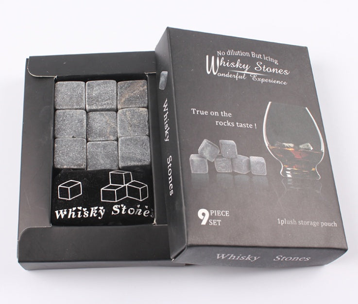 Whiskey ice wine stone gray marble icy stone 2141207866388