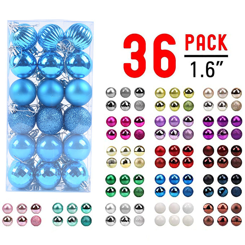 36 PCs Christmas Color Ball Whole Box Set - HD Wireless Product #2