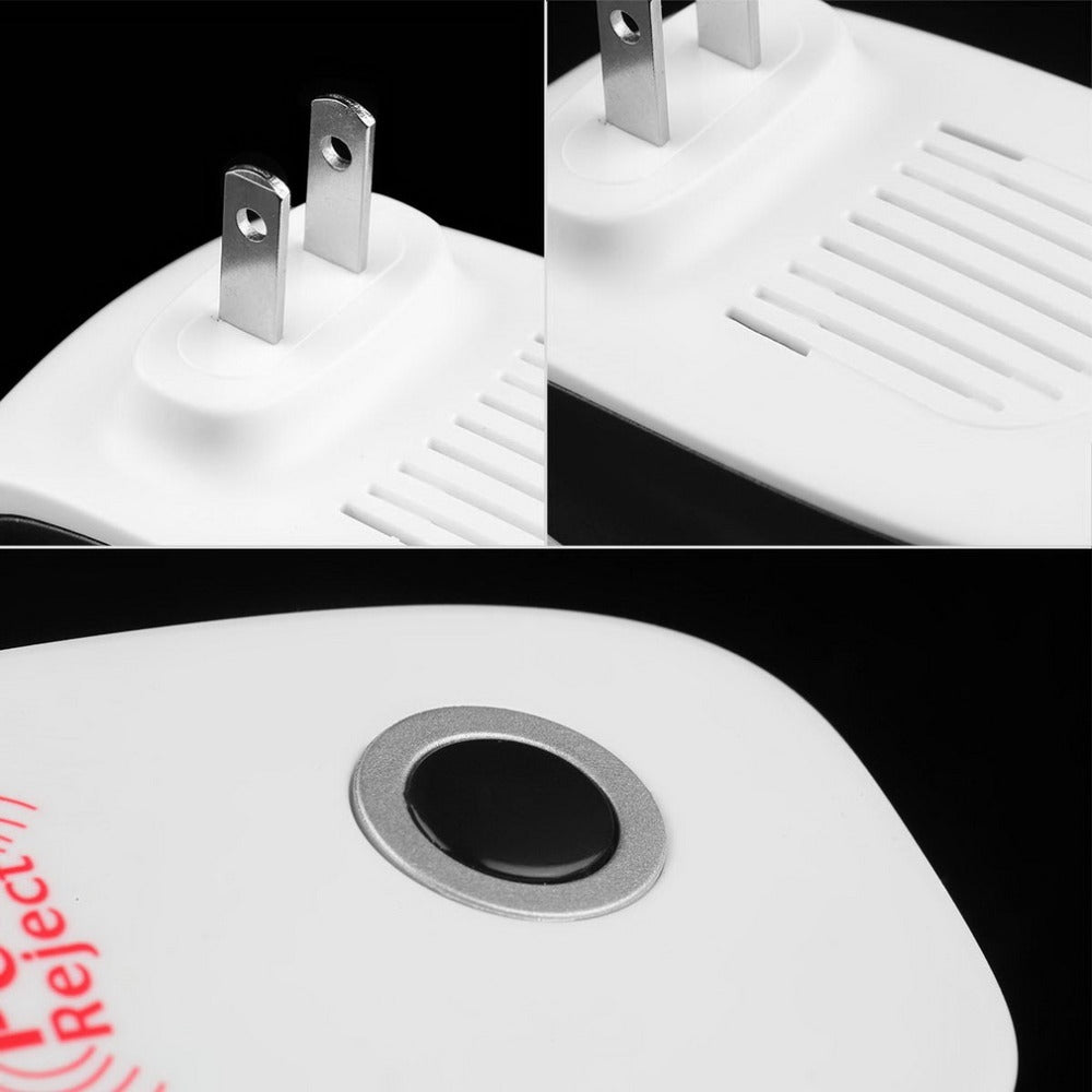 Electronic Ultrasonic Healthy Rechargeble Anti Mosquito Insect Pest Reject Mouse Repellent Repeller Practical Home EUUS Plug 