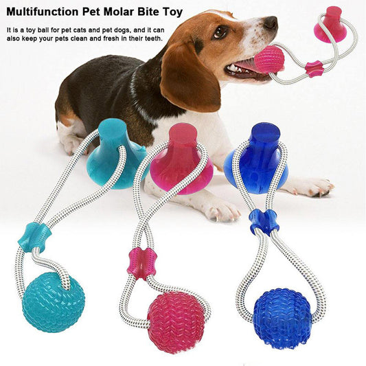 Pet dog rubber sucker molar toy 2144622410250