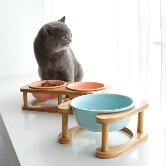 Ceramic cat bowl cat food bowl cat food 2147035468528