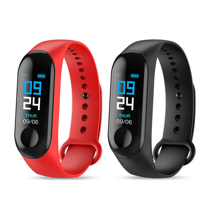 Compatible With , Smart Bracelet Heart Rate And Blood Pressure Exercise Meter Step Information Push Smart Reminder Color Brac
