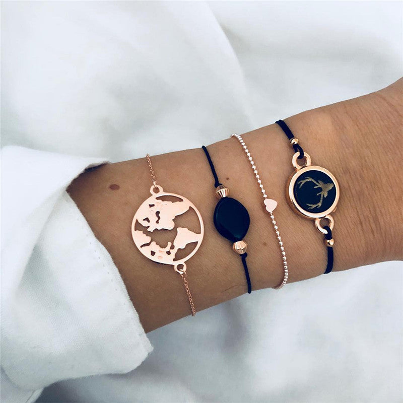 Bohemian Bracelets & Bangles Set Vintage Bead Boho Charm Bracelet For Women Jewelry Accessories Pulseras Mujer Bijoux Femme 2