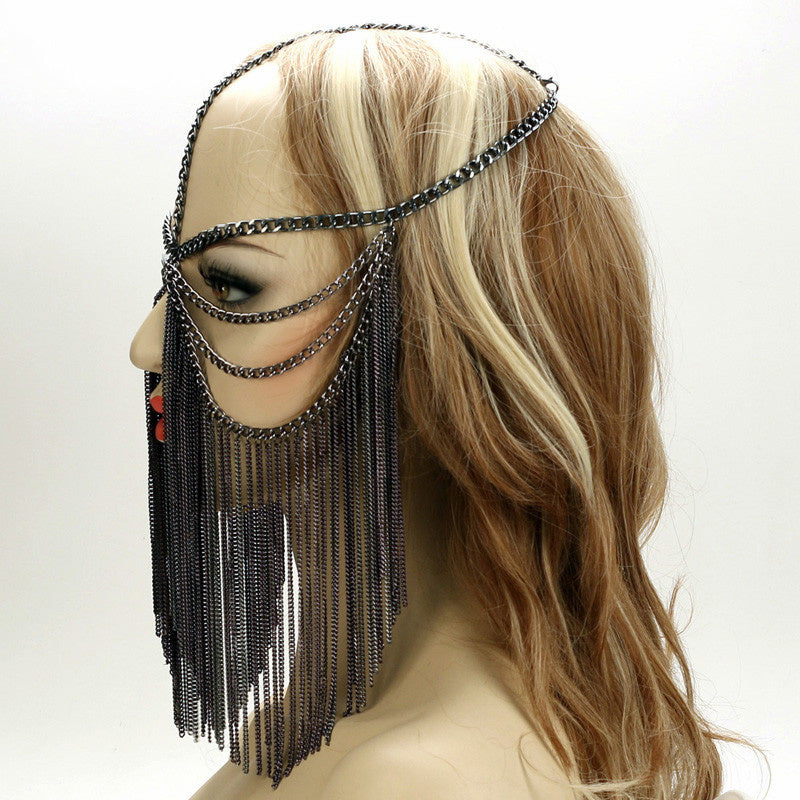 Fringed headdress hair accessories 2155939913667
