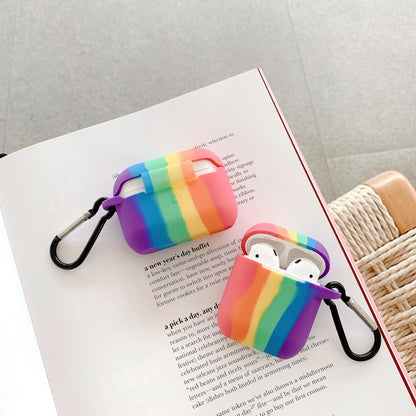 Compatible with Apple, Rainbow silicone protective sleeve 2161972426815