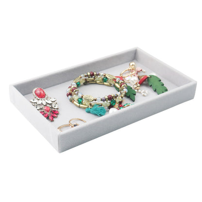 Jewelry storage box flannel earrings jewelry box storage box 2166163739301
