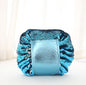 Mermaid Sequins design Cosmetic Bag Drawstring Makeup Case Women Travel Make Up Organizer Storage Pouch Toiletry Wash Kit 216