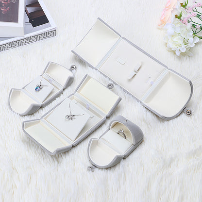 Flannelette Box Jewelry Pendant Necklace Box 2169c5cd 50b2 412a 9fc0 d2017e6e1586