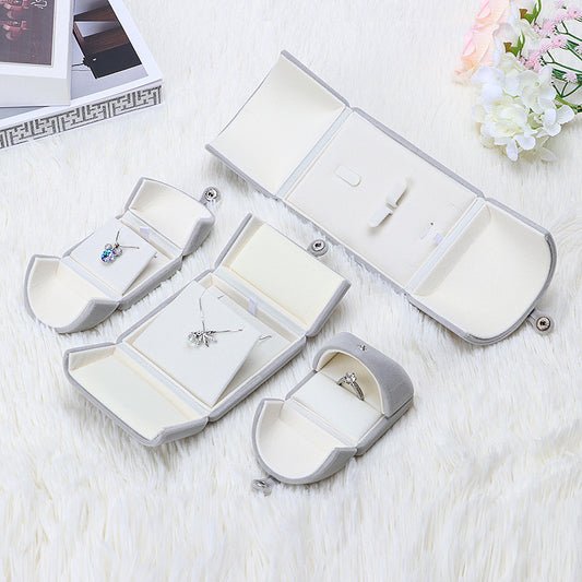 Flannelette Box Jewelry Pendant Necklace Box 2169c5cd 50b2 412a 9fc0 d2017e6e1586