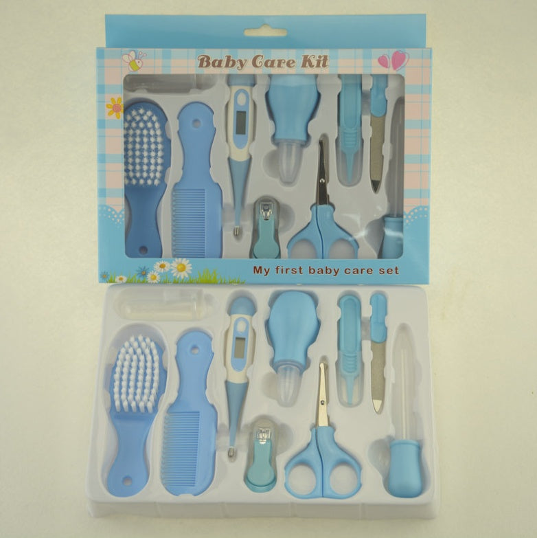 Maternal and Infant Thermometer Feeding Nasal Nasal Care 10 Piece Set Baby Manicure Clamp Nail Clipper Set 2184259727002
