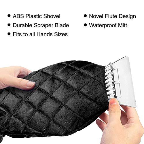Ice scraping gloves and snow shovel for windshield 2187981186584