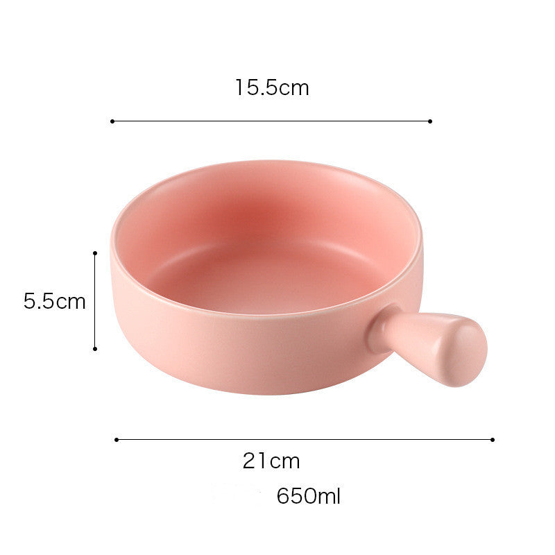 Special ceramic plate for oven with handle 21892148768