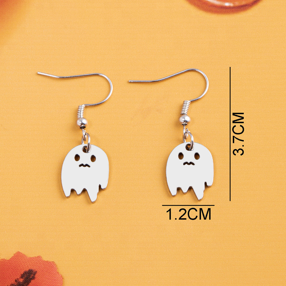 Little Ghost Stainless Steel Earrings 218fa8d7 cc32 4761 86b4 49bacc7db1e3