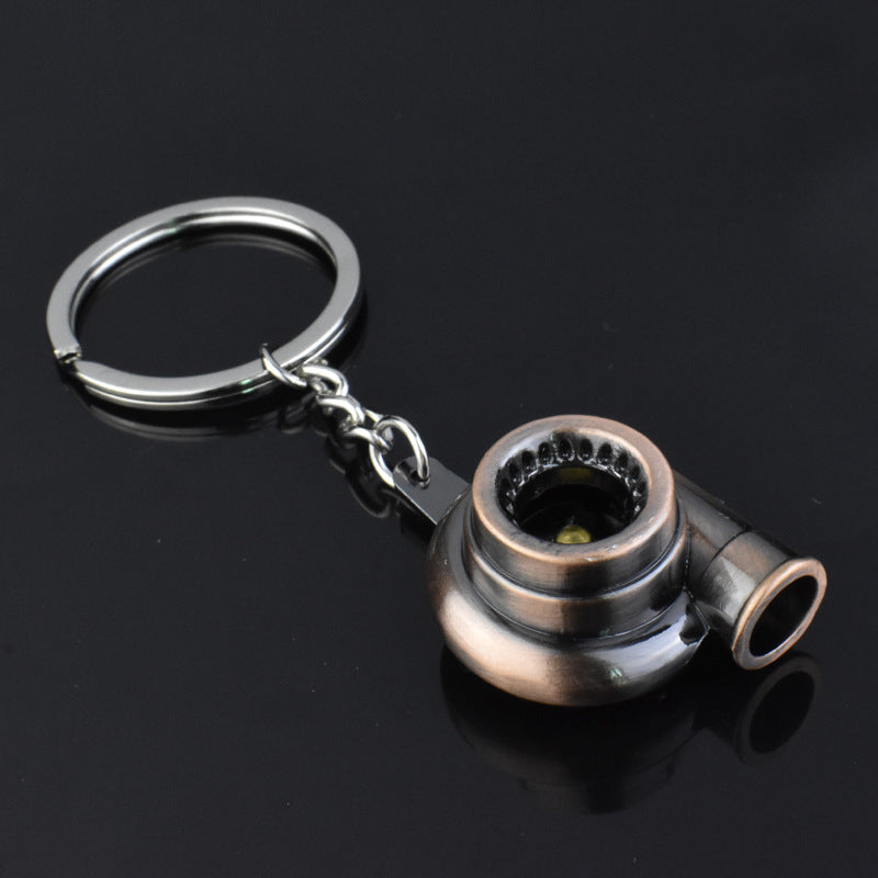 Creative Car Modification Turbocharger Engine Metal Keychain 219061391060