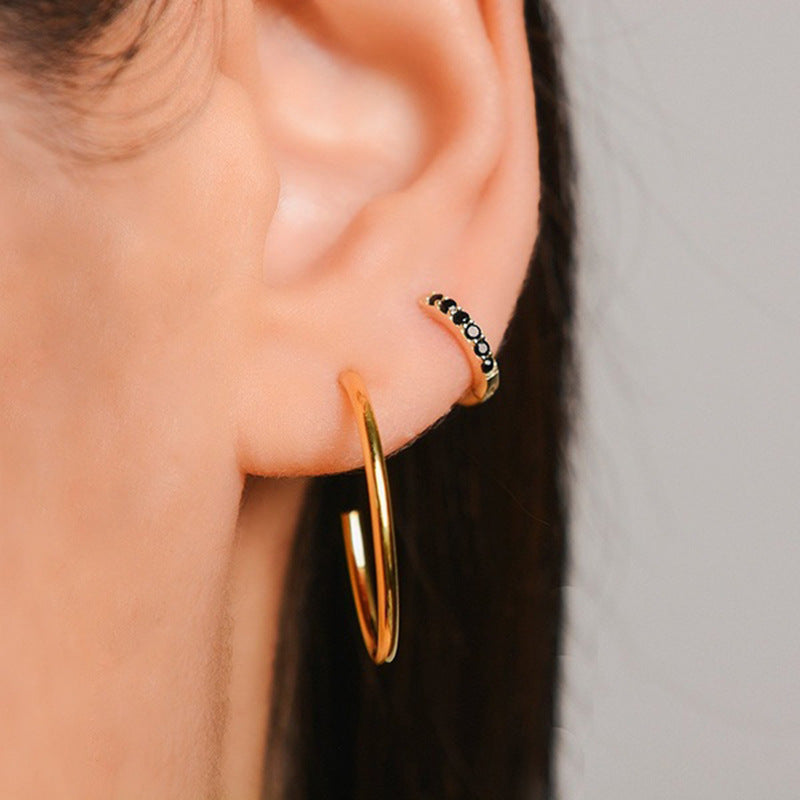 Exquisite Zircon Inlaid Earrings 2191651686281
