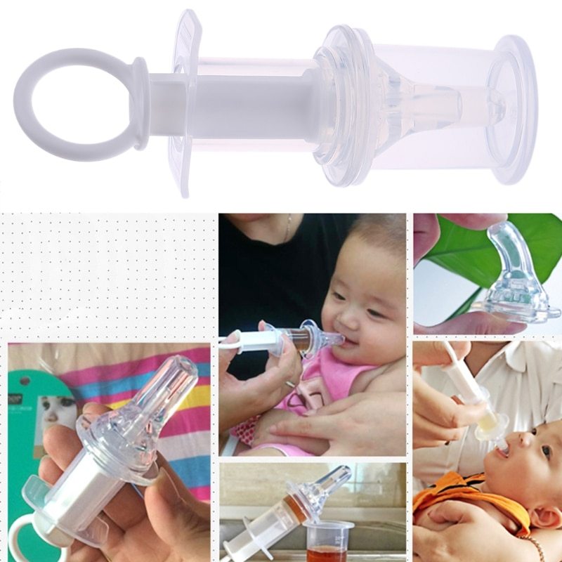 Baby syringe medicine feeder infant pacifier type medicine feeder 2193940249248