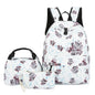 Casual Backpack Three-piece Large Capacity Student Schoolbag Japanese Style 21950352589 210612214