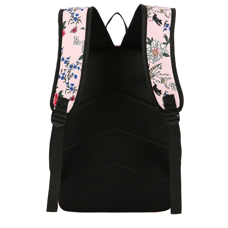 Casual Backpack Three-piece Large Capacity Student Schoolbag Japanese Style 21950364253 210612214