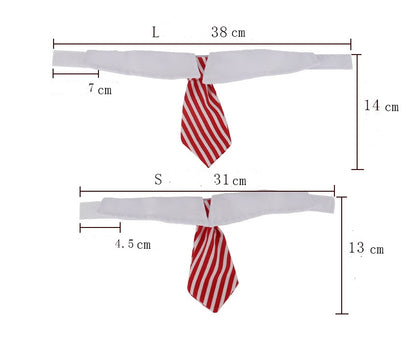 Pet bow tie tie child baby tie cartoon print small tie spot wholesale dog tie 2197580251744