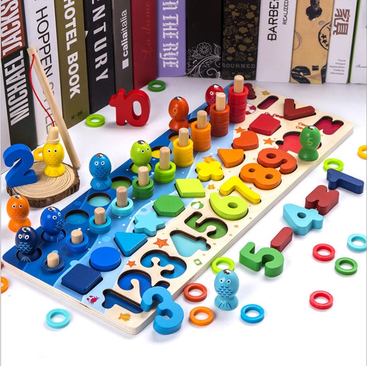 Children 3D Alphabet Number Puzzle Baby Colorful Geometric Digital Letter Educational Toy 2197663303325