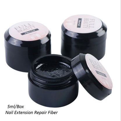 Creacked Repair Glue Nail Fiber Silk Extension Gel Fiberglass Poly UV Builder Gel Polish Manicure Art Prolonged Tool 21986552