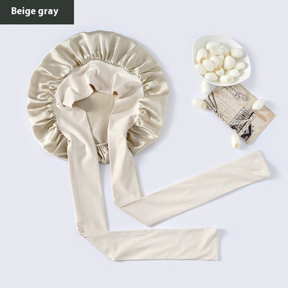 Wide-brimmed Lace-up Adjustable Elastic Large Silk Nightcap 21b8c9d5 fec1 4aae 9a88 dc96a4dc23cf trans
