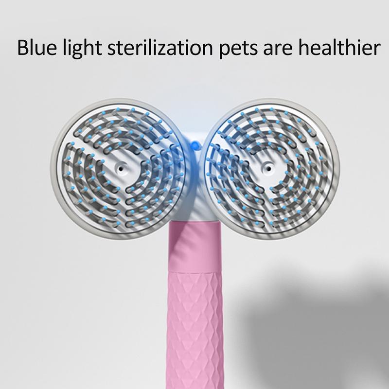 Pet Cat Brush Dog Slicker Brush Double-headed Negative Ion One-button Self Cleaning Dog Cat Hair Removal Pets Products 21bc87