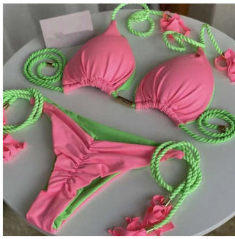 Braided Bikini Triangle Bag Swimsuit 21c17d35 a2ad 4cfb 9374 6bc5961b3c76