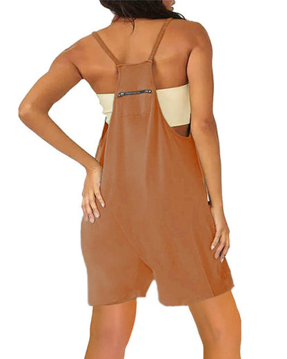 Women's Casual Zipper Pocket Jumpsuit Overalls 21c520b3 026b 4193 833e 70593eb8762b