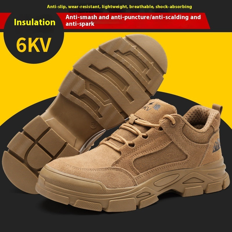 Men's Anti-smash And Anti-puncture Lightweight Wear-resistant Insulated Work Shoes 21c5c4b7 4d22 4a9a 9ec7 0d4eb48acc4b trans