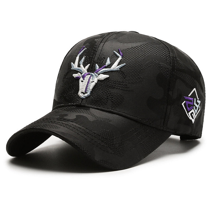 Embroidery Hat Elk Peaked Cap 21d059a8 79e8 481b 9633 ec4cd1c66e60